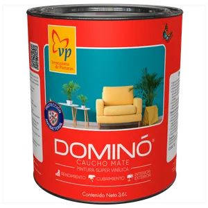 Pintura Dominó Plástico VP 1 Galón Negro Infinito Tipo B